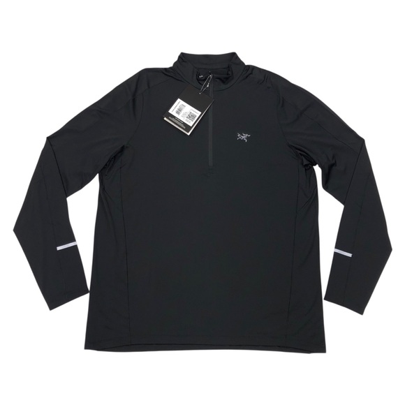 Arc'Teryx Cormac Zip Neck Long Sleeve Pullover Men's Size XL Black NWT